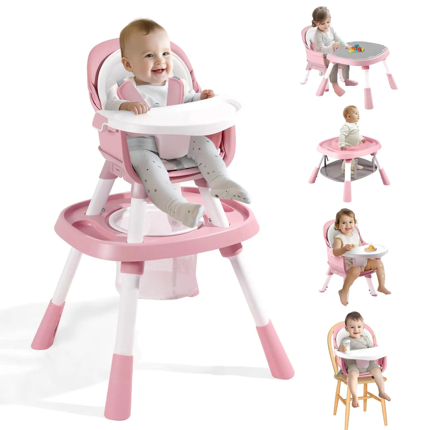 9-in-1 Convertible Baby High Chair