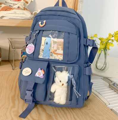 Modern Girls' School Backpack for High School Students