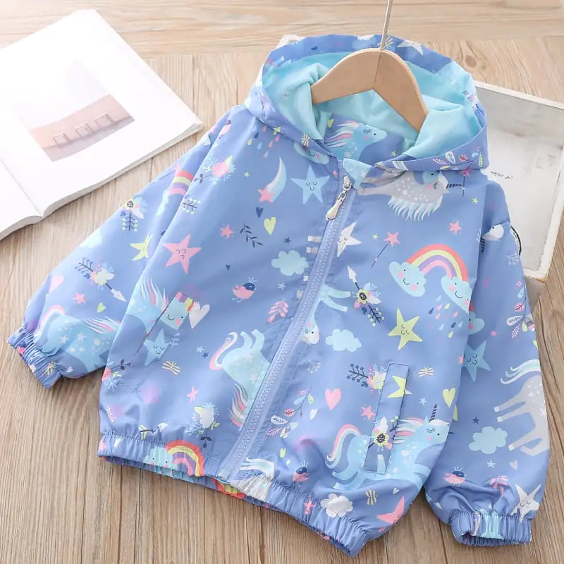 Children's Spring and Summer Graffiti Jackets