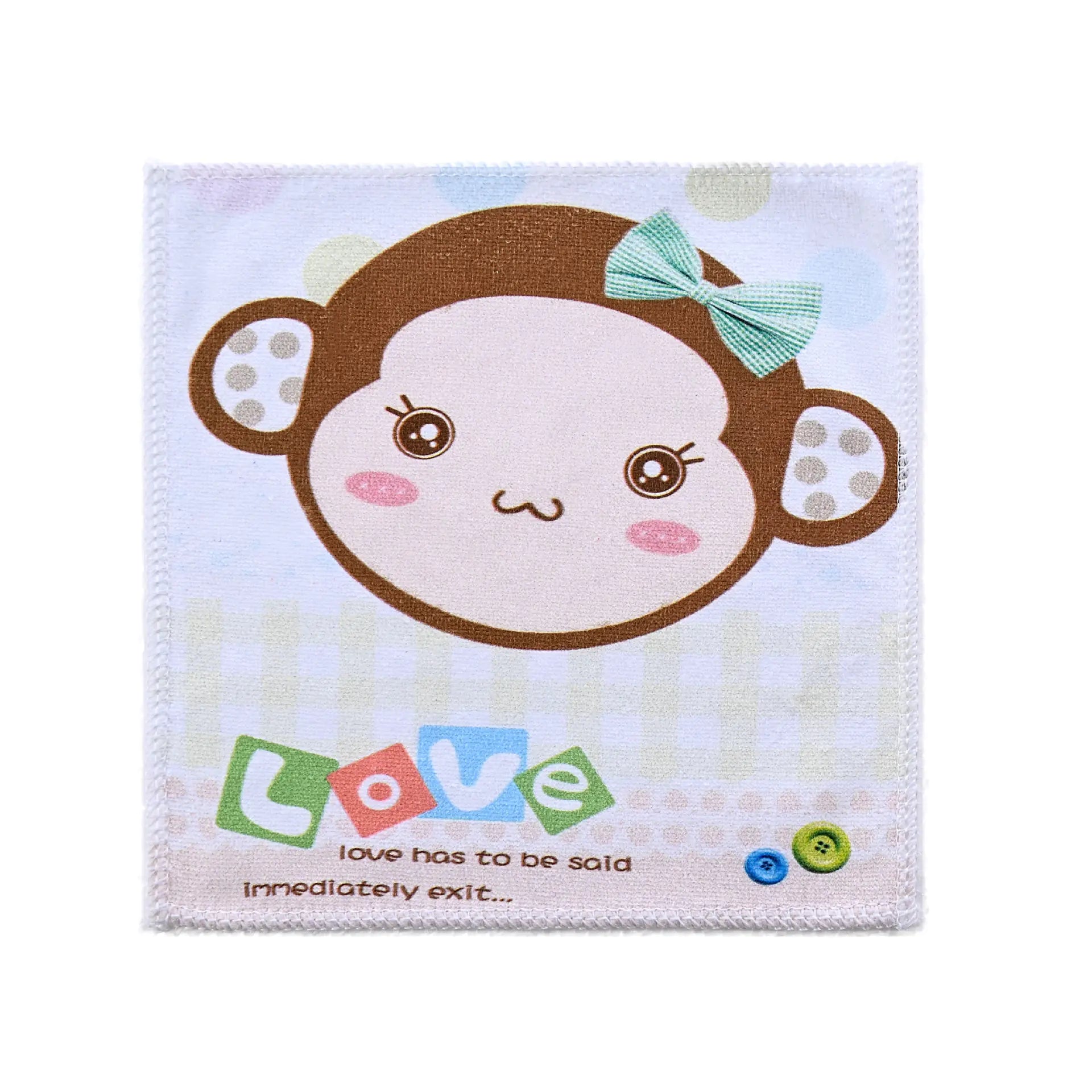 Cartoon Print Microfiber Soft Quick-Dry Baby Towel
