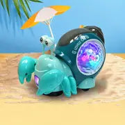 Interactive Crawling Crab Baby Toy with Music & Lights