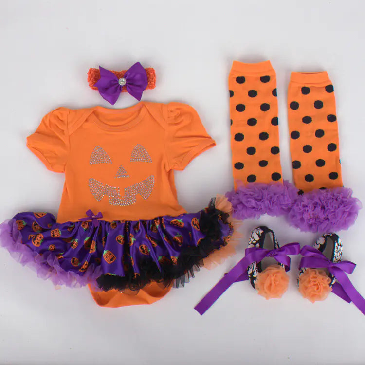 Infant Skeleton Halloween Costume Set