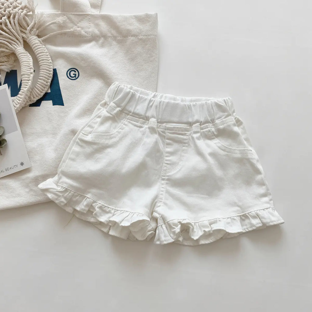 Girls' Denim Shorts with Fashionable Style