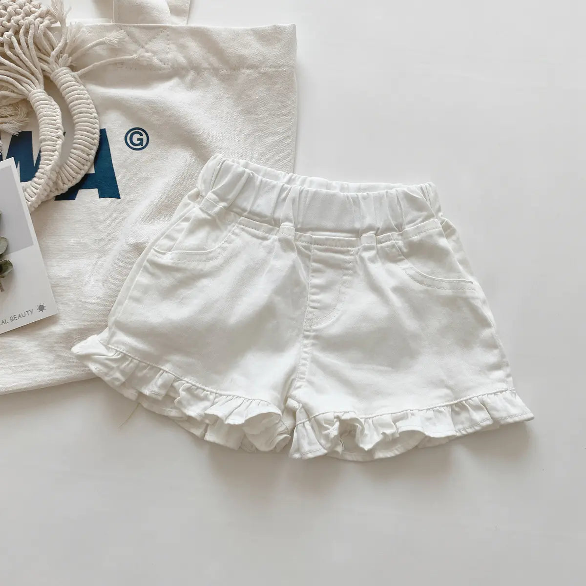 Girls' Denim Shorts with Fashionable Style