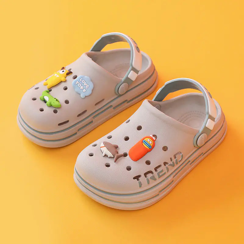Dino Delight Kids' Summer Clogs