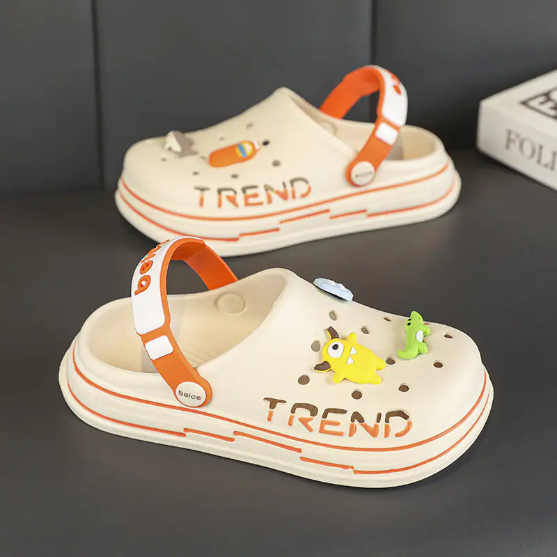 Dino Delight Kids' Summer Clogs