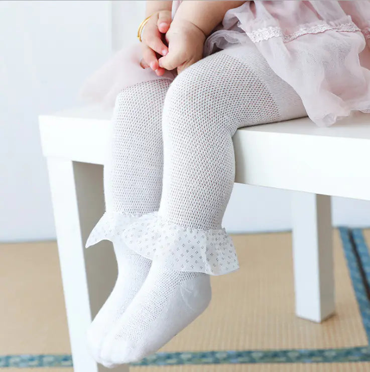 Korean Princess Style Baby Leggings for Spring/Summer