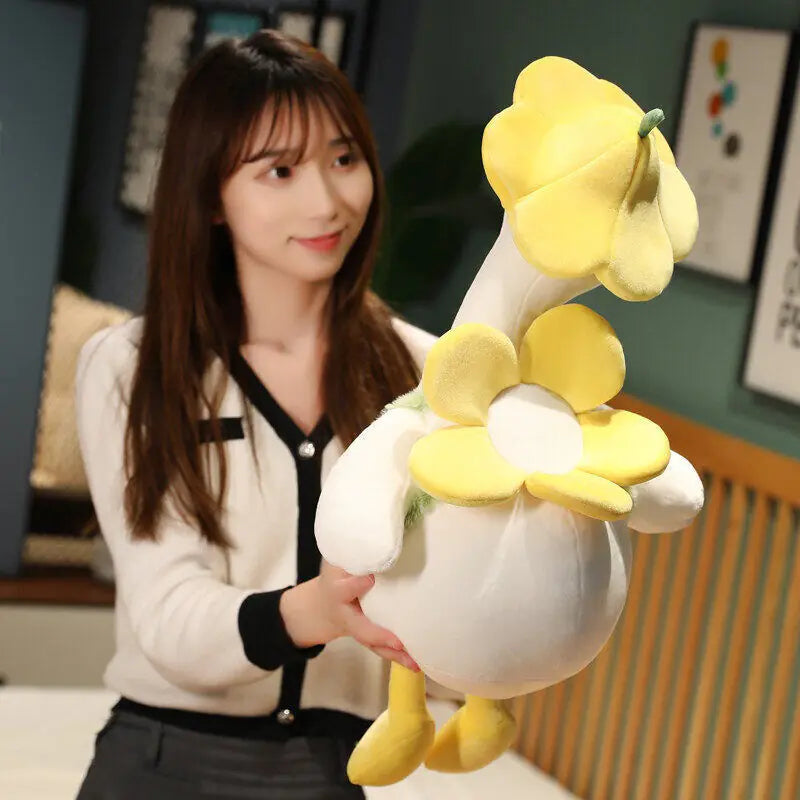 CuddleBuddy Velvet Duck Plush - Portable Travel Size