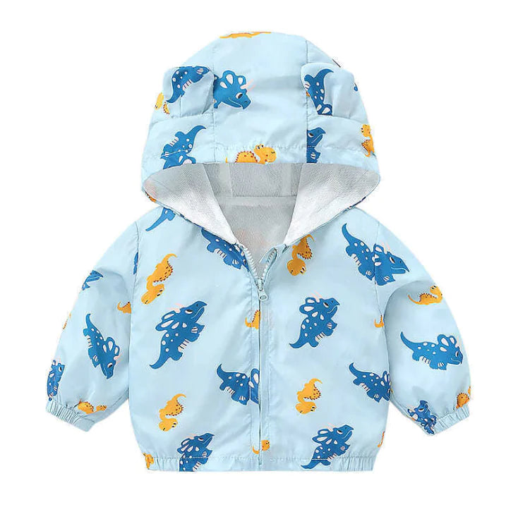 Cartoon Fleece Baby Jacket for Boys - Fall/Winter Wear