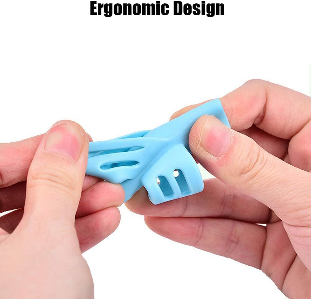 JuneLsy Pencil Grips for Kids Handwriting Pencil gripper