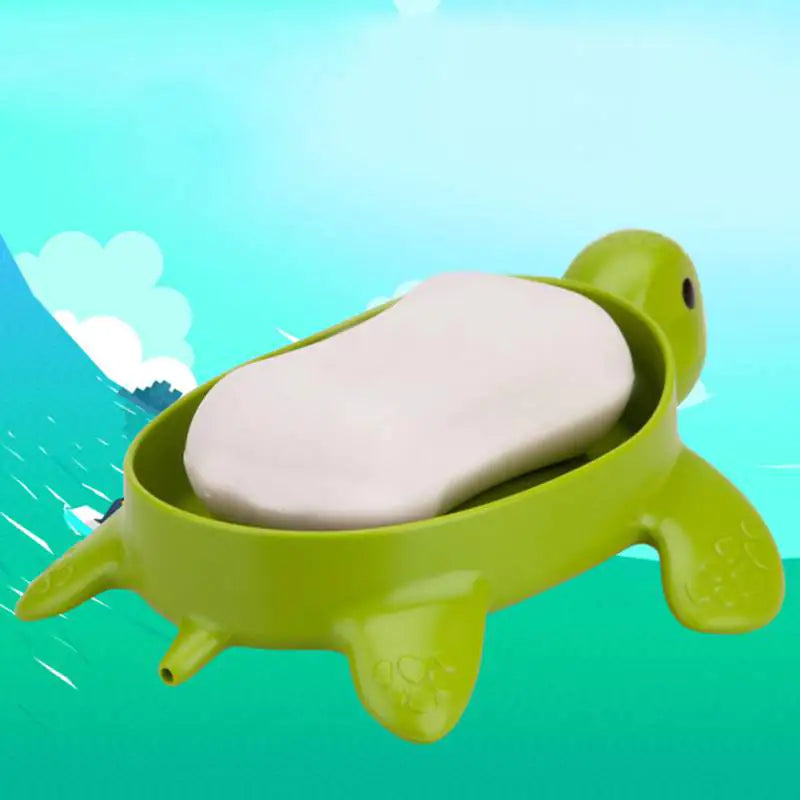 Creative Portable Soap Dish with Lid for Kids