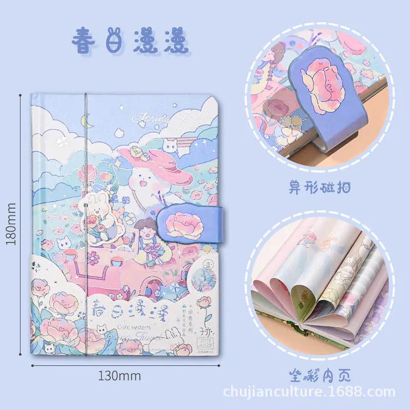 Korean B6 Magnetic Student Notebook