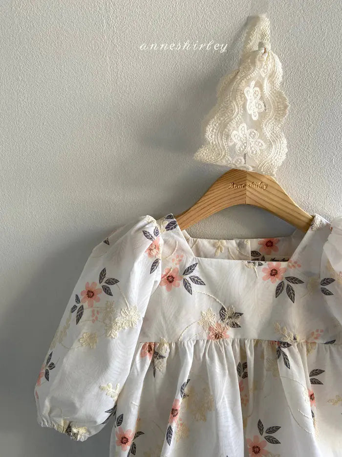 Floral Elegance Baby Romper