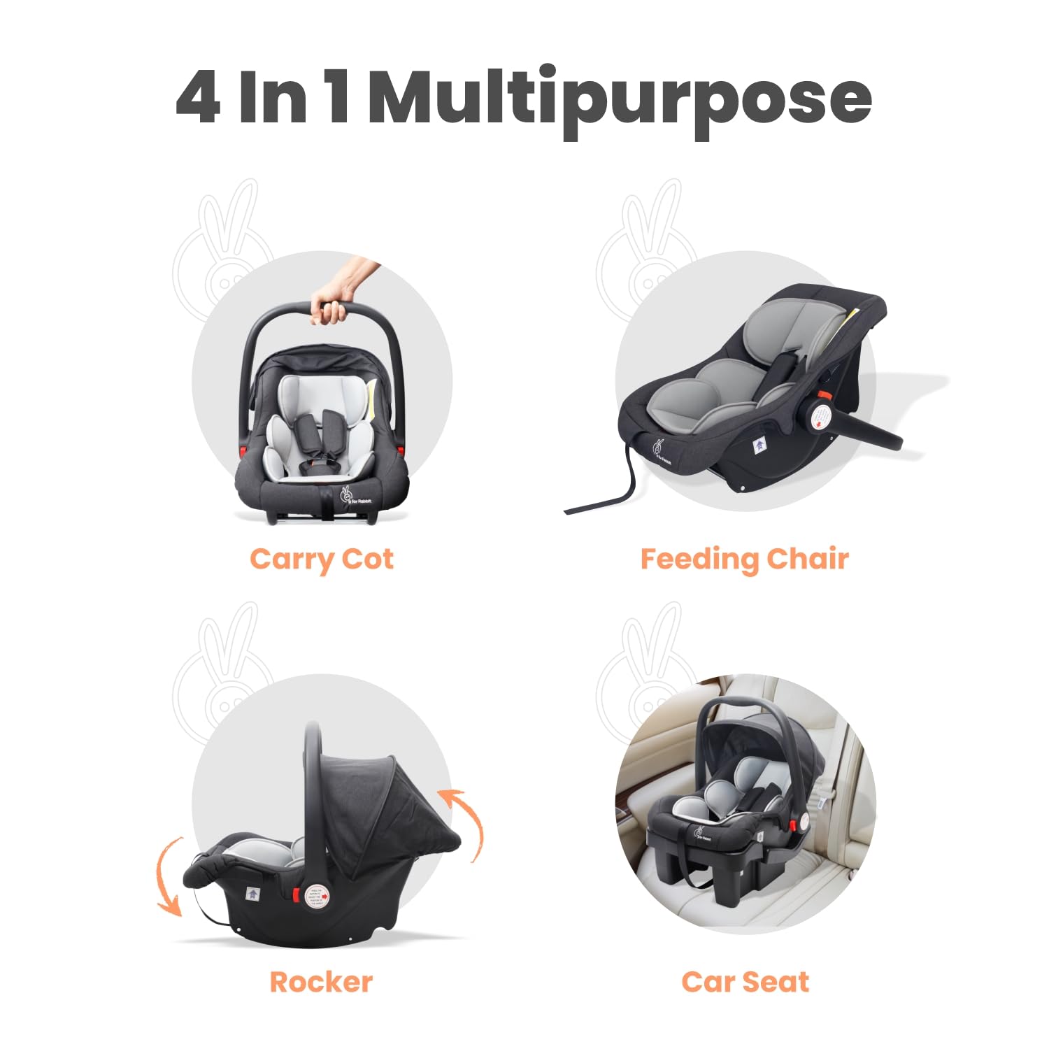 Multi Purpose Baby Carry Cot