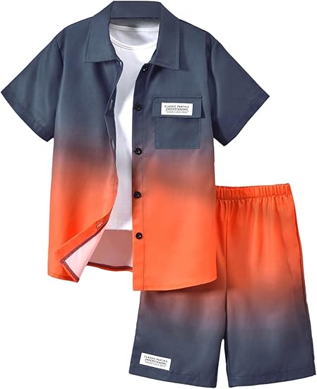 Verdusa Boy's 2 Piece Outfit