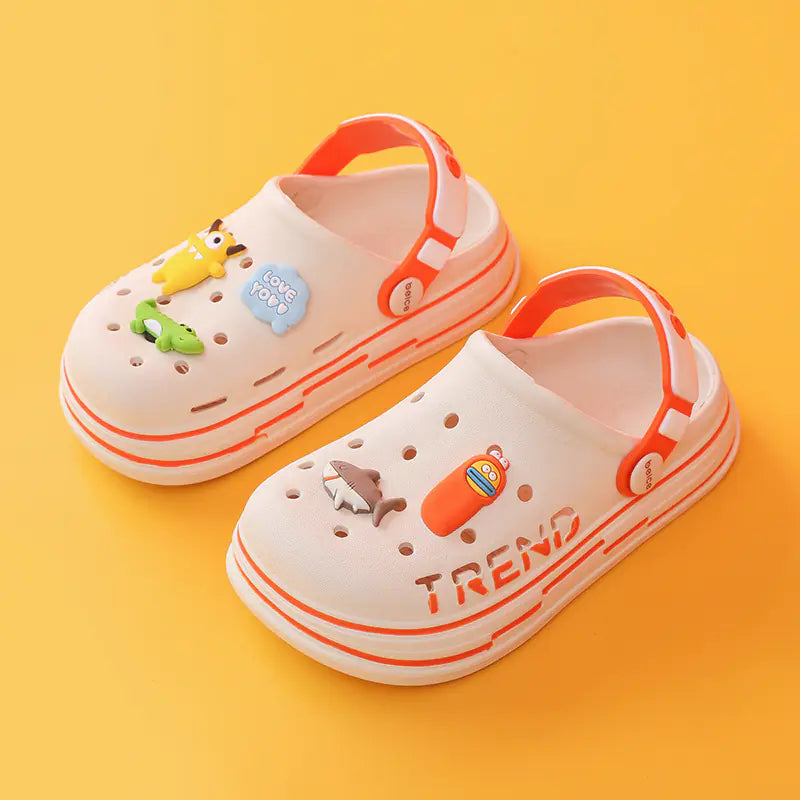 Dino Delight Kids' Summer Clogs