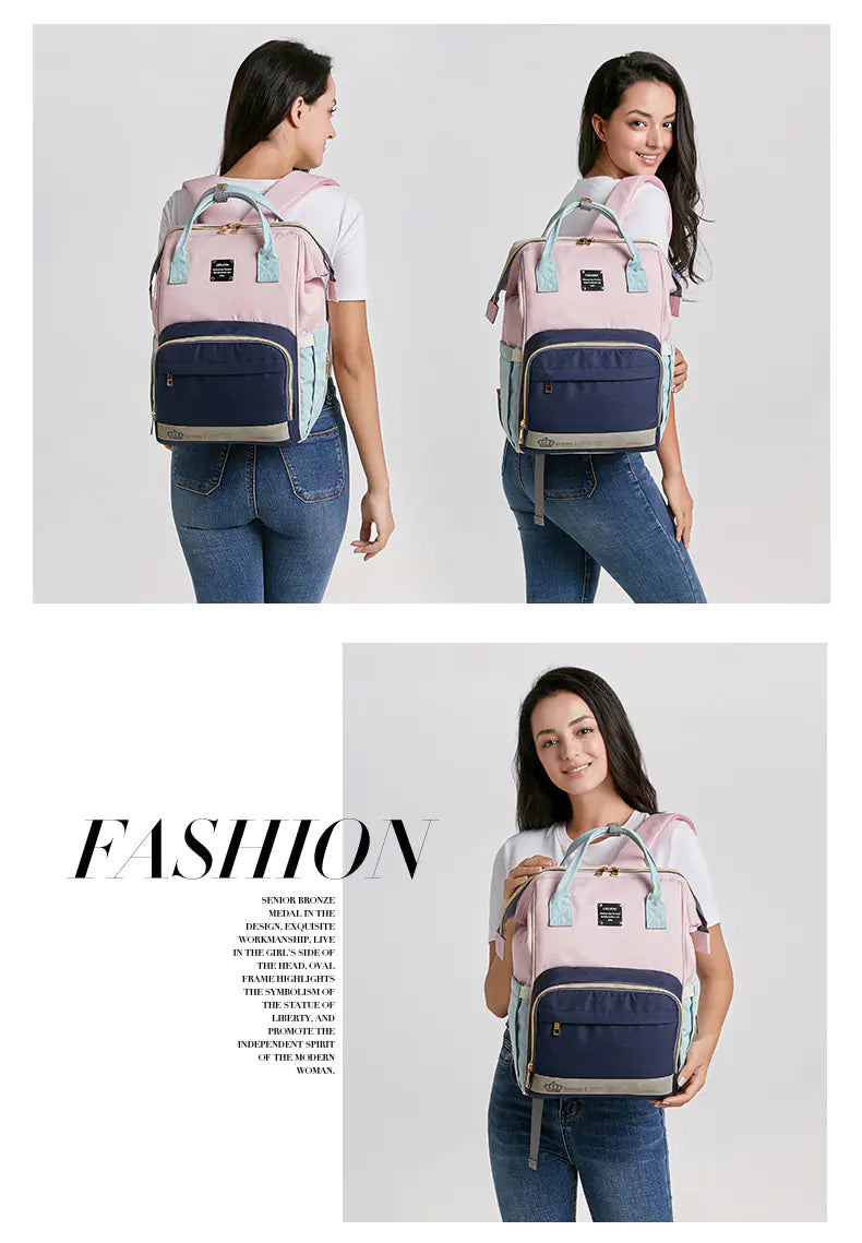 Large Capacity Multi-functional Baby Diaper Backpack