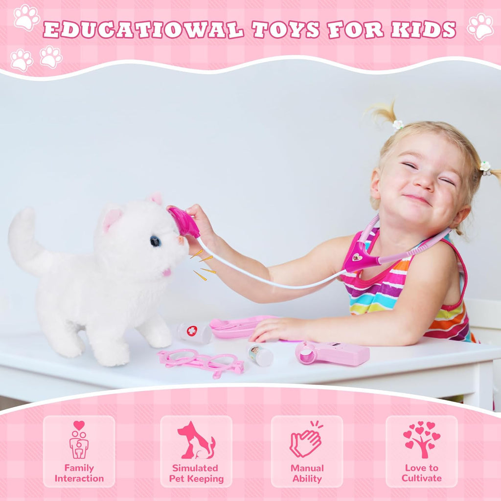 Doctor Kit for Girls -Vet Play Sets for Kids