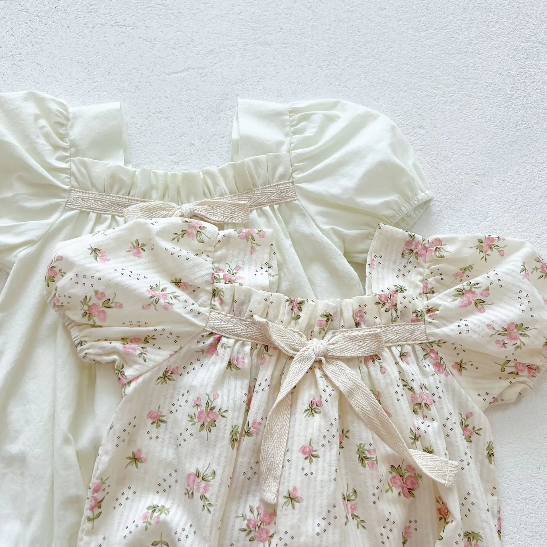 Floral Summer Onesie for Baby Girls