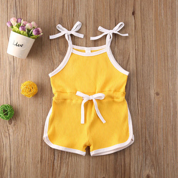 2020 New Baby Girl Striped Romper Summer Outfit