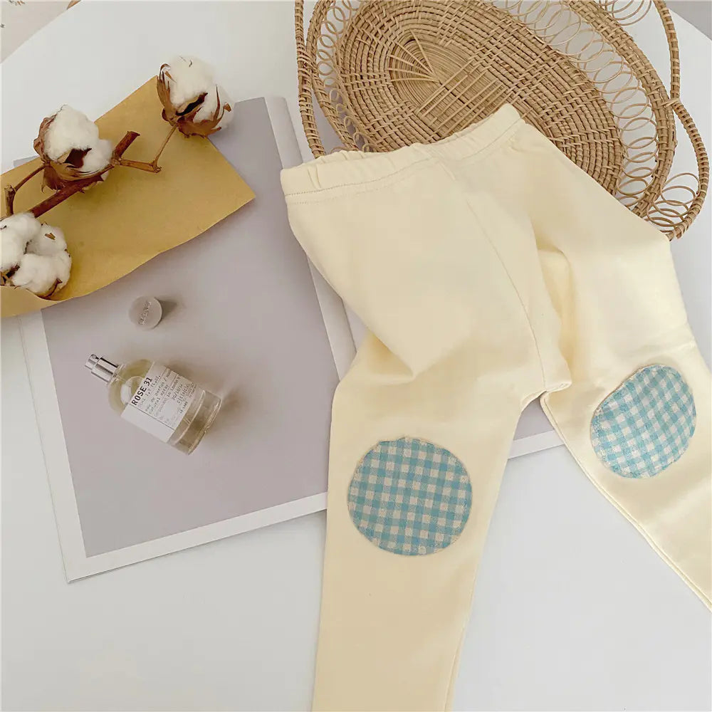 Baby Girl's Patch Leggings