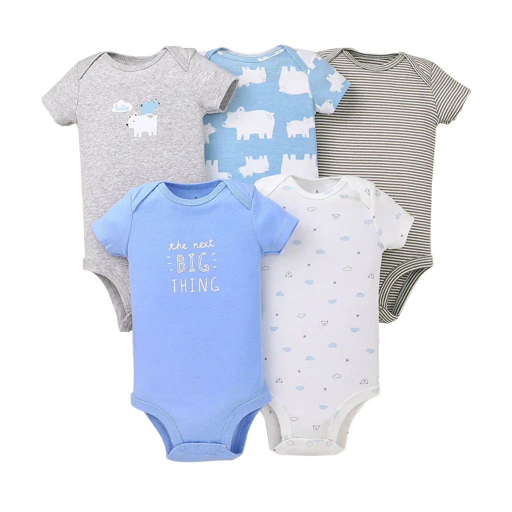 Bright & Comfy Infant Romper Bundle (5pc)
