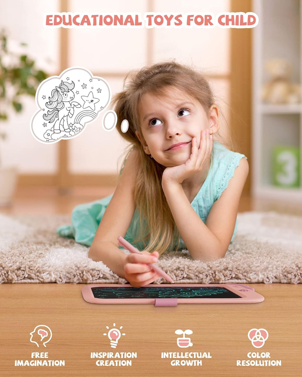 10 Inch Writing Tablet for Kids
