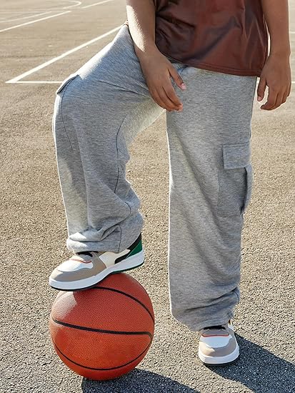 GORGLITTER Boy's Baggy Cargo Pants