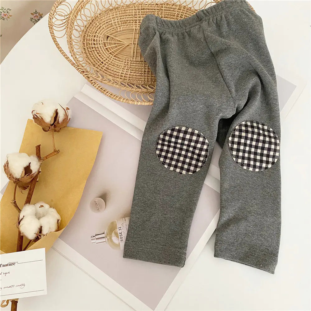 Baby Girl's Patch Leggings