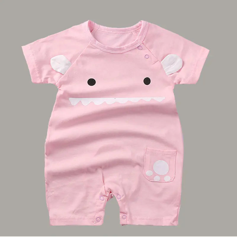 Boys' Summer Cotton Romper - Korean Trend
