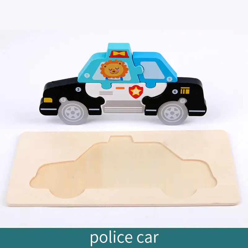 Kid-Friendly Wooden Learning Puzzles - Bulk