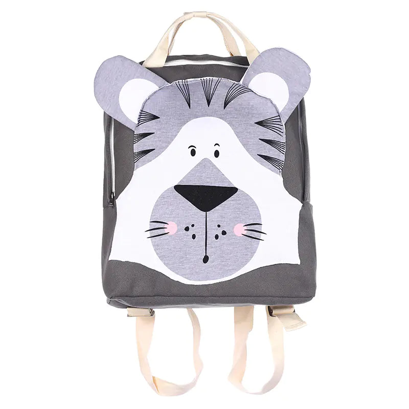 3D Cartoon Animal Backpack for Kids' School