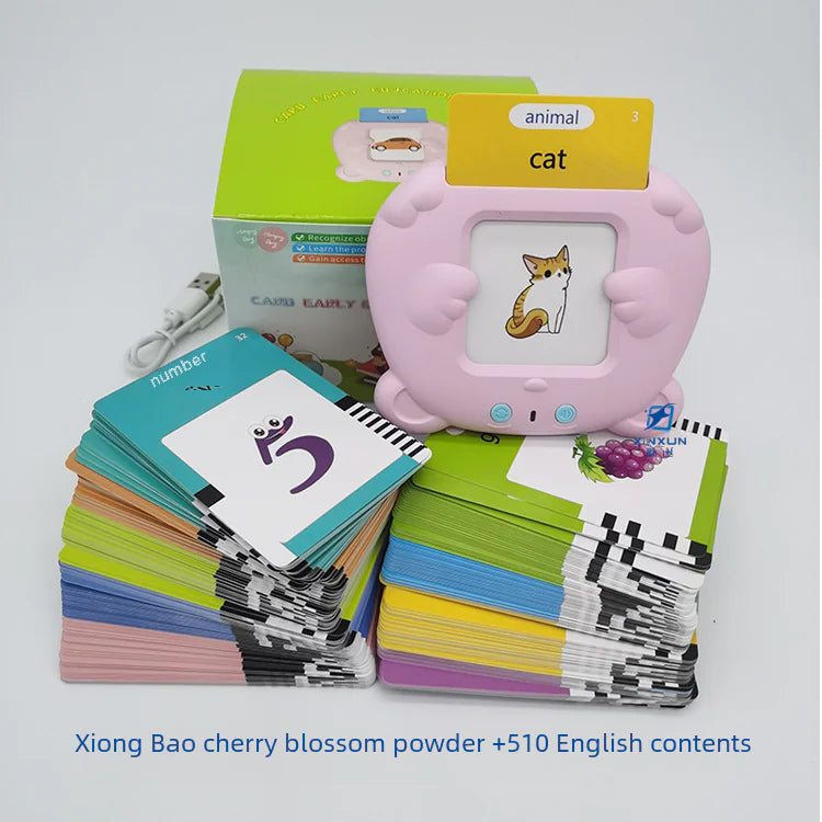 Bilingual Kids' Learning Flash Cards Machine