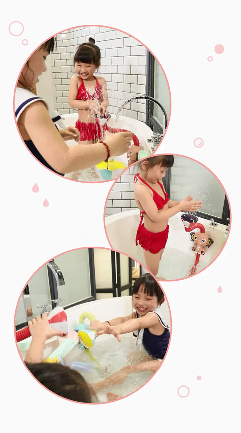 Elephant Fun Kids' Shower and Bath Toy Set