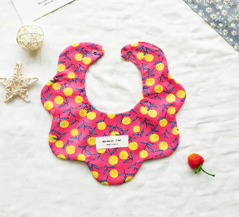 Floral Reversible Baby Bibs & Cloths Set