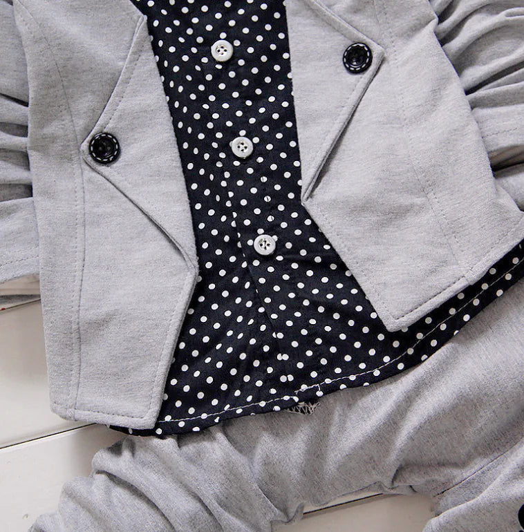 Boys' Casual Two-Piece Suit Set