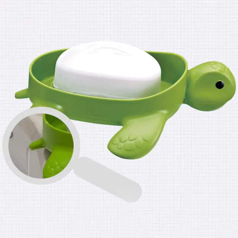 Creative Portable Soap Dish with Lid for Kids