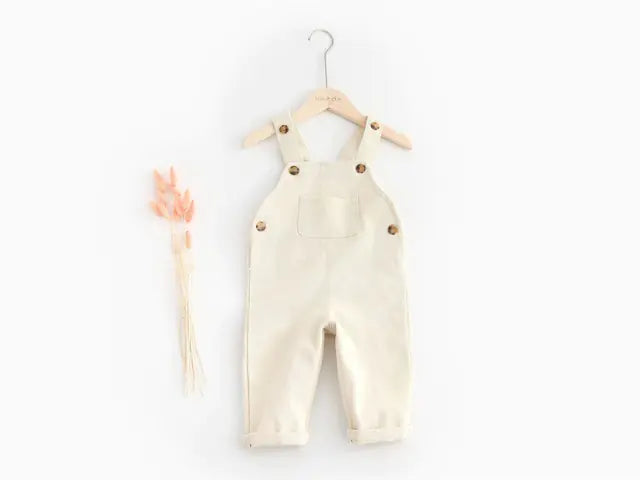 Kids' Denim Bib Overalls for Fall