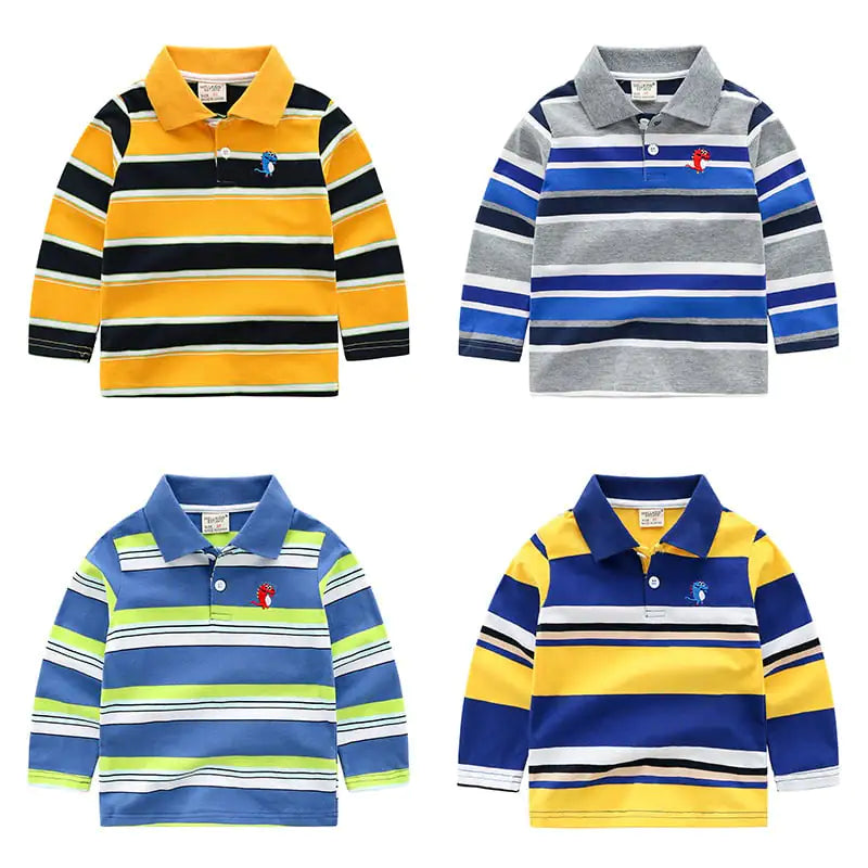 Boys Striped Long Sleeve T-Shirt