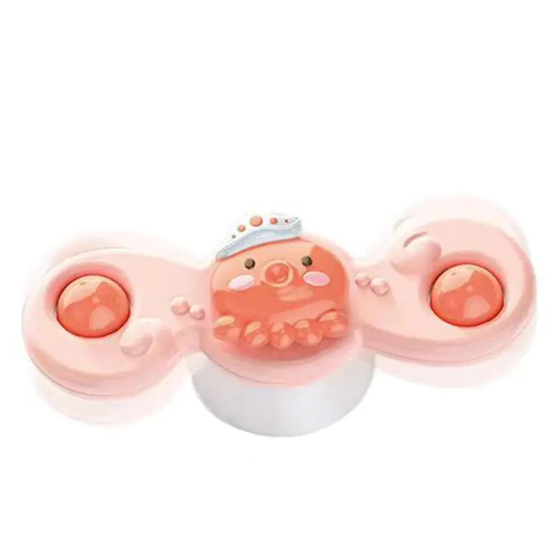 Children's Cartoon Suction Toy - Spinning Flower Spinner
