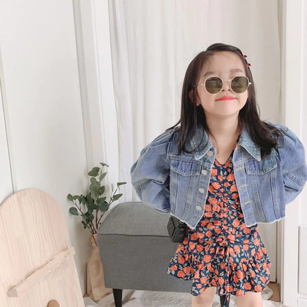 Korean Girls' Fashion Sweet Denim Clothing Collection