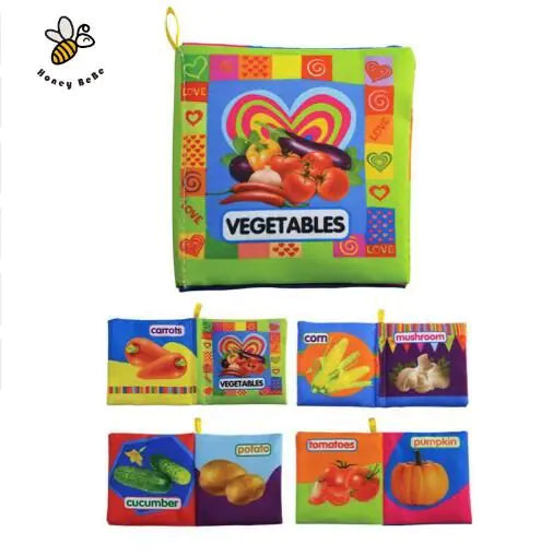 Baby English Fabric Book for Early Education and Learning