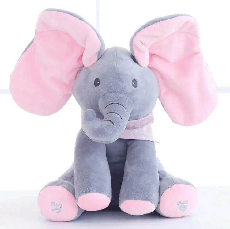Melodic Elephant Plush Toy