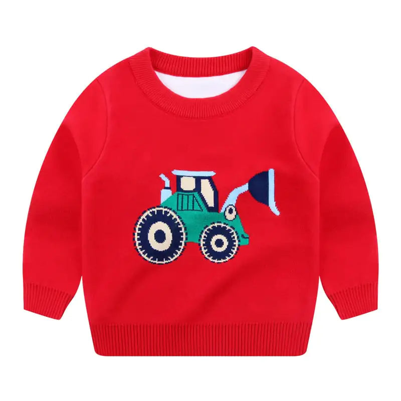 Cute Cartoon Cotton Sweaters for Boys and Children
