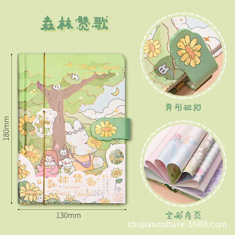 Korean B6 Magnetic Student Notebook