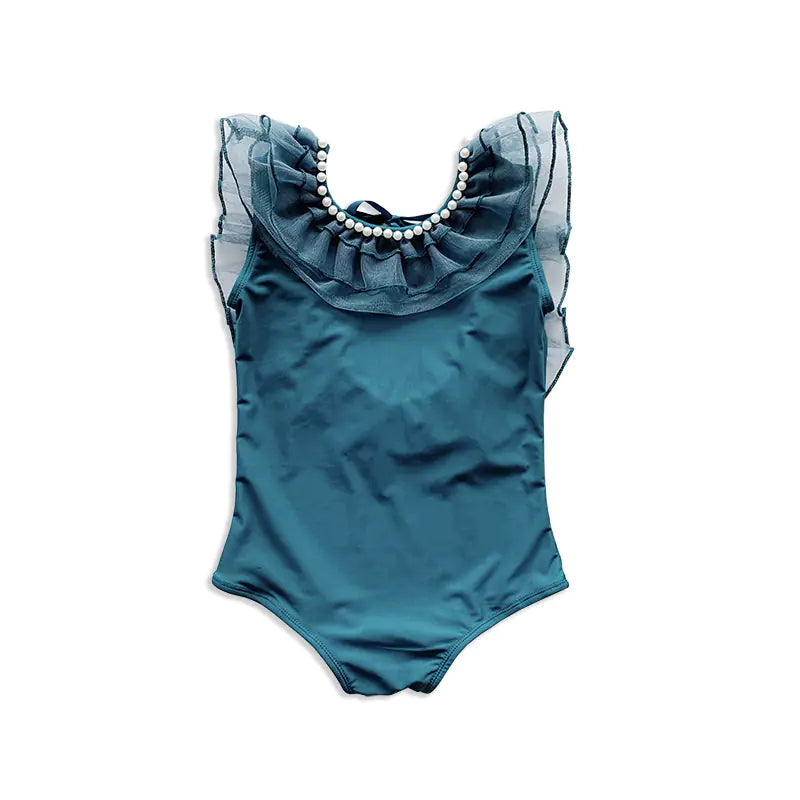 2024 Summer Girls' Swimwear Princess One-Piece Outfit