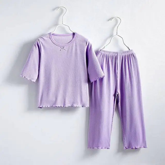 Girls Summer Pajama Sets for Ages 7-17 Years