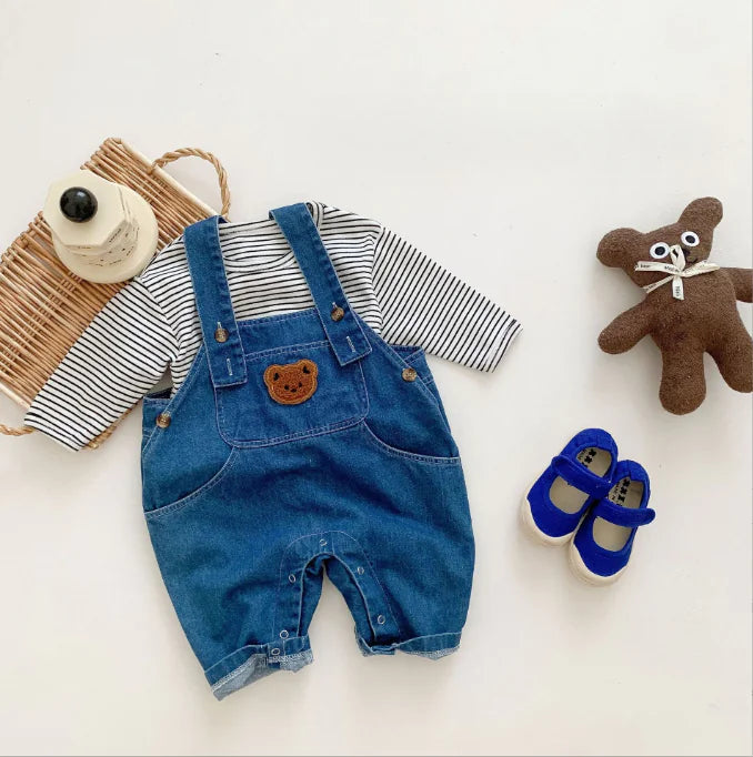 Bear Cub Denim Jumpsuit