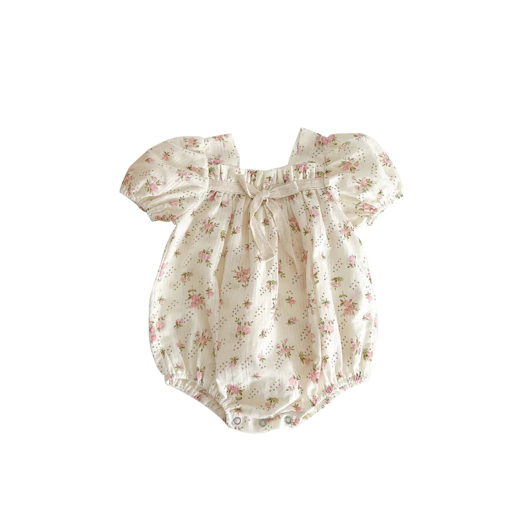 Floral Summer Onesie for Baby Girls