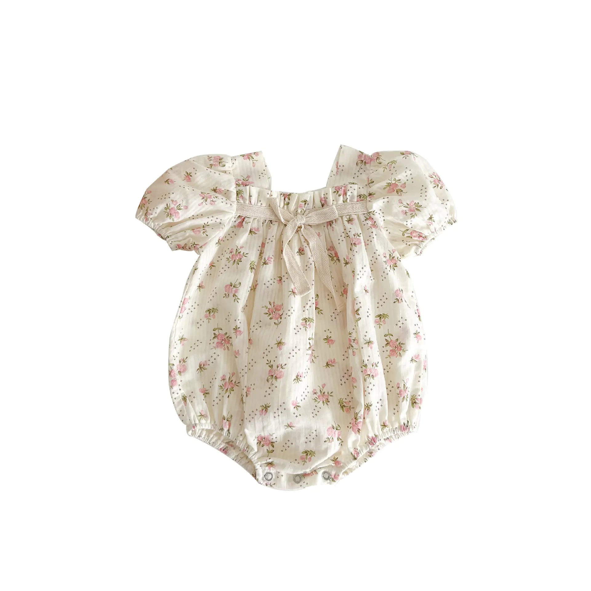 Floral Summer Onesie for Baby Girls